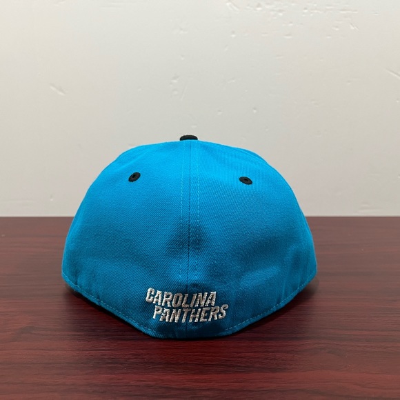 New Era, 59Fifty Fitted Hat, Carolina Panthers, Blue & Black - Picture 3 of 9